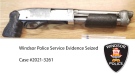 Seized firearm. (courtesy Windsor Police Service)