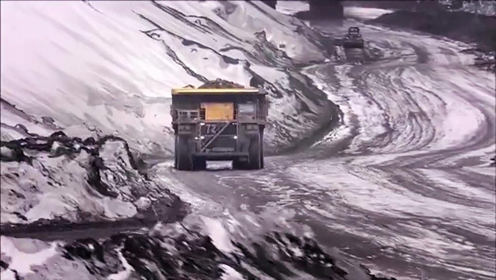 Coal mining truck