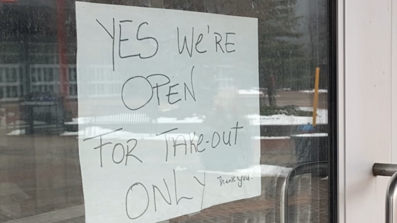 An Ottawa restaurant owner has started a GoFundMe campaign to help support local dine-in restaurants as they struggle to survive through a second provincial lockdown. Ottawa, ON. Jan. 14, 2020. (Tyler Fleming / CTV News)