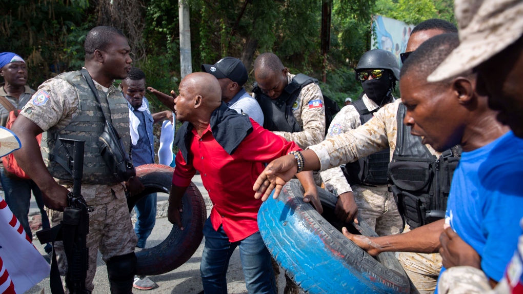 haiti protest