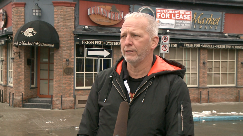 Restaurateur John Borsten is taking over the former Fish Market building in the ByWard Market. (Shaun Vardon/CTV News Ottawa)