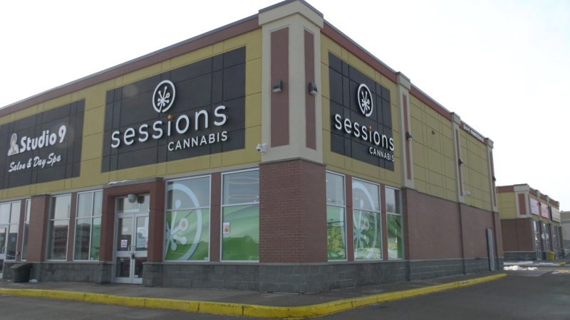 Sessions Cannabis is opening its doors on Saturday in Brockville. (Nate Vandermeer/CTV News Ottawa)