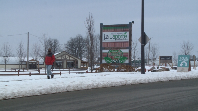 J.A. Laporte Flowers & Nursery in Orléans announced Friday it's closing its doors after 60 years in business. (Chris Black/CTV News Ottawa)