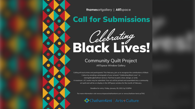 Thames Art Gallery call for submissions for Celebrating Black Lives project. (source Thames Art Gallery/Facebook)