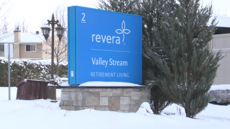 The Valley Stream Retirement Residence in Ottawa. Jan. 17, 2021. (Mike Mersereau / CTV News Ottawa)