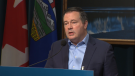 Premier Jason Kenney announced Alberta was on the brink of exhausting its supply of the COVID-19 vaccine on Monday as a result of shipment delays from a supplier
