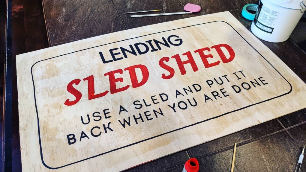 Lending Sled Shed