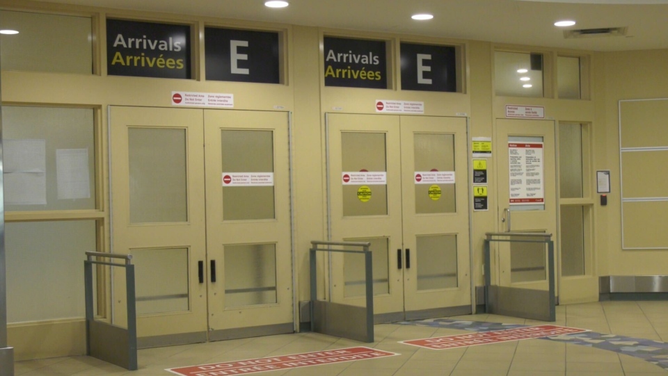 Arrivals at Edmonton International Airport, EIA