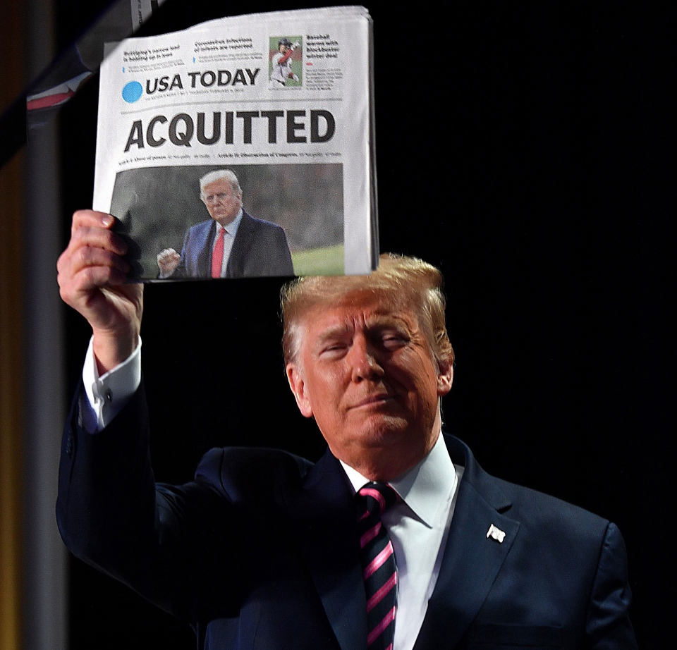 Trump acquitted