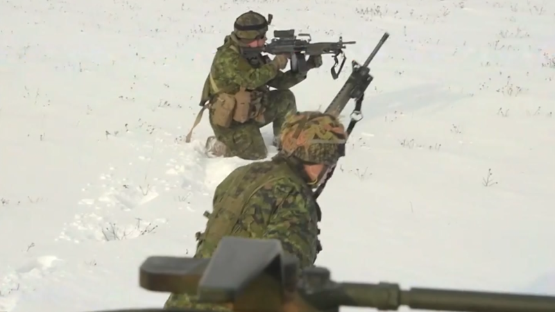 The third battalion of the Princess Patricia’s Canadian Light Infantry unit during a training exercise. (File: Canadian Armed Forces)