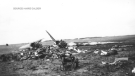 A military plane crashed near Estevan on Sept. 15, 1946 near Estevan. (Source: Marie Calder) 