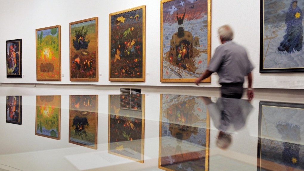 Arik Brauer's paintings in 2010
