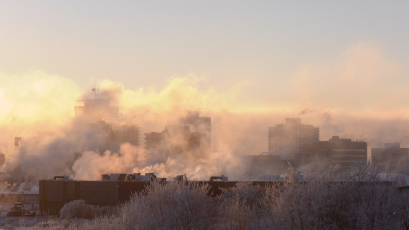 The city of Saskatoon was placed under an extreme cold warning Jan. 25, 2021. (Chad Hills/CTV News)