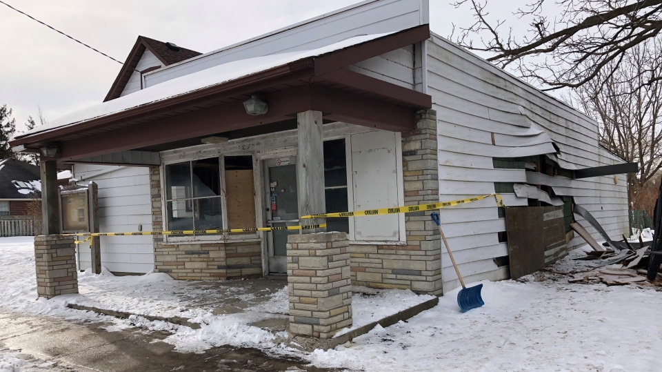 Denfield home damaged in crash