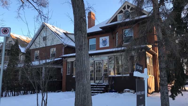 The location of Regina’s Street Culture Project on Victoria Avenue is up for sale. The property was listed by Royal LePage, and the asking price is $459,000. (Cally Stephanow / CTV News Regina) 