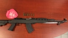 SKS non-restricted semi-automatic rifle. (Courtesy Chatham-Kent police)