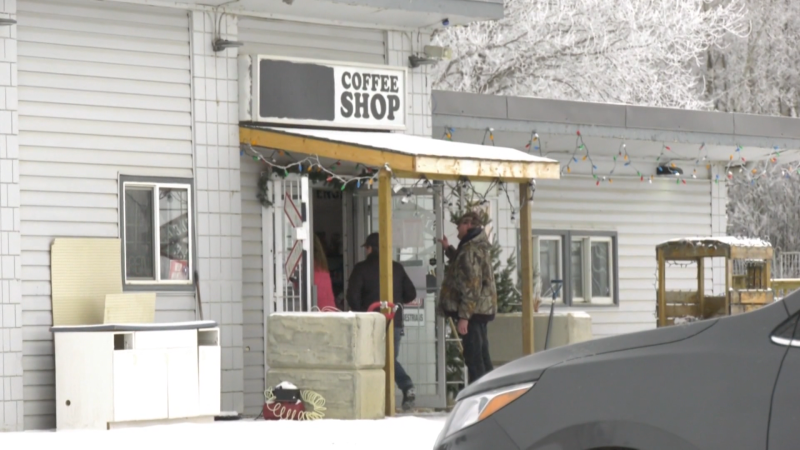The Whistle Stop Café has been called to court for refusing to stop dine-in service. Monday Jan. 25, 2021 (CTV News Edmonton)