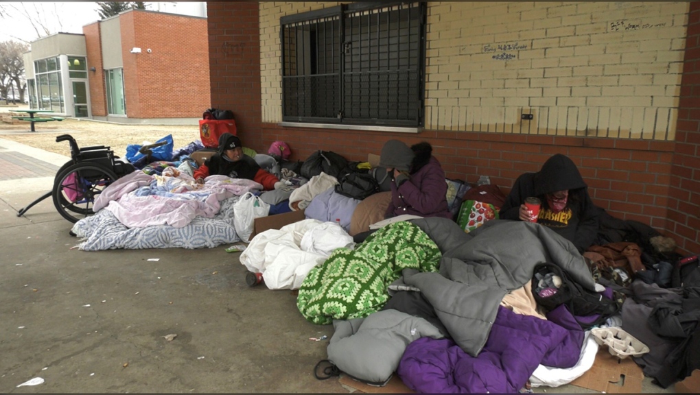 Homeless encampment, Lethbridge