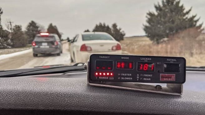 Police say the man was driving 181 km/hr in a posted 80 km/hr zone in Chatham-Kent. (Courtesy Chatham-Kent police)