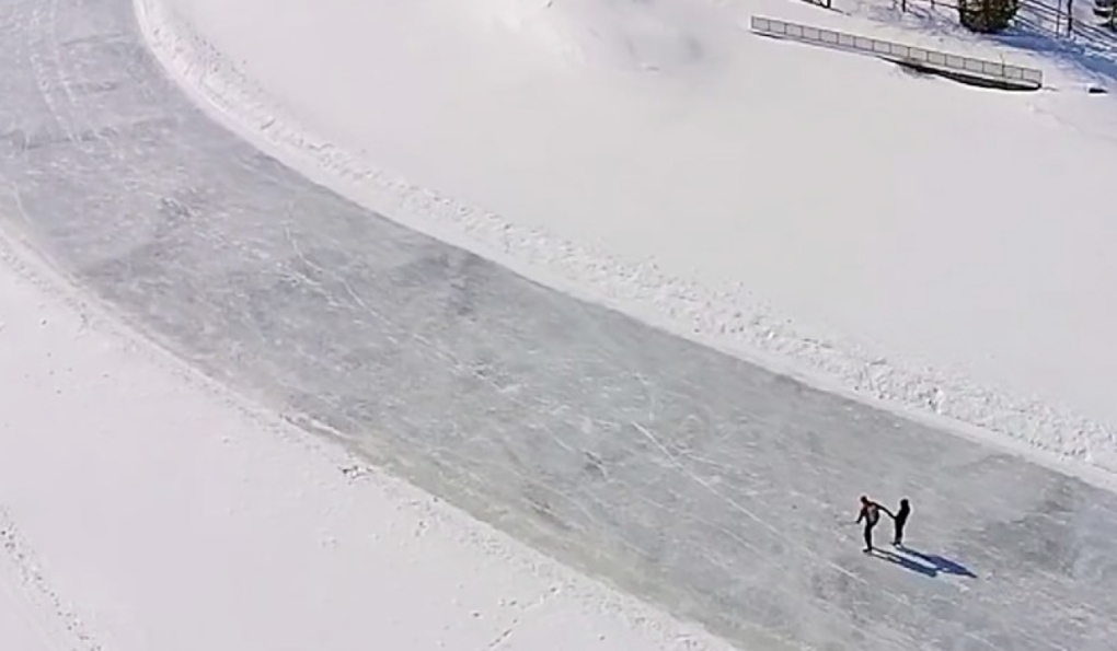 Ramsey Lake skate path