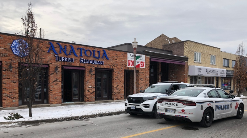 Anatolia Turkish Restaurant on Erie Street in Windsor, Ont. on Saturday, Jan. 30, 2021. (Alana Hadadean/CTV Windsor)