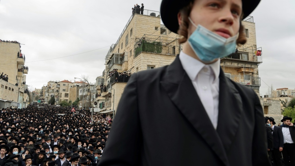 ultra-Orthodox funeral Israel