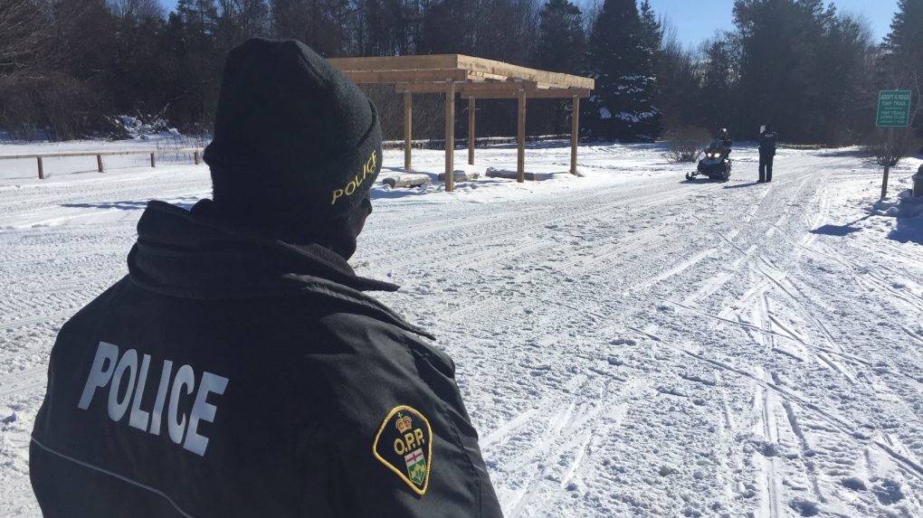 OPP patrol snowmobile trails