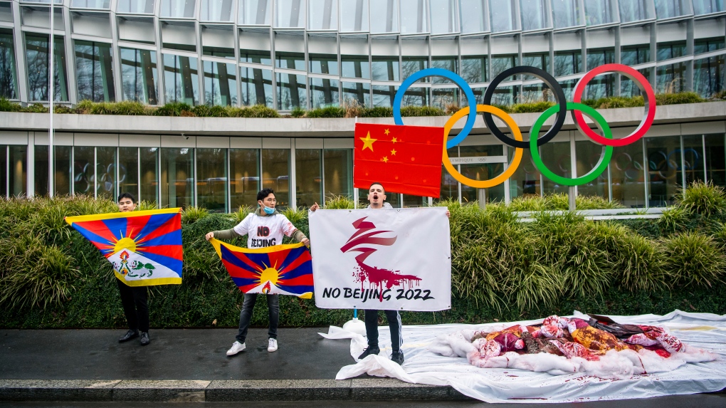 Beijing Olympics protest