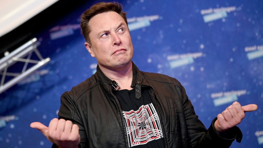 Elon Musk in Berlin in 2020