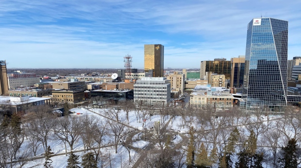 Regina's downtown is seen in this file image. (Gareth Dillistone/CTV News) 