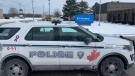 Police at JD Norman Industries on Hawthorne Drive in Windsor, Ont. on Friday, Feb. 5, 2020. (Rich Garton/CTV Windsor)