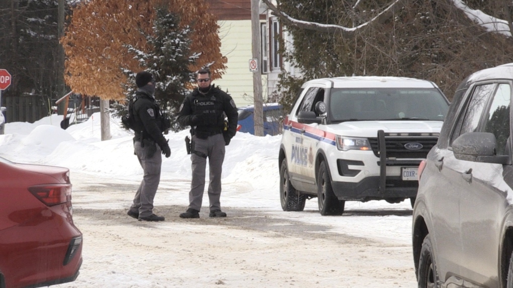 North Bay police have closed Passmore Avenue