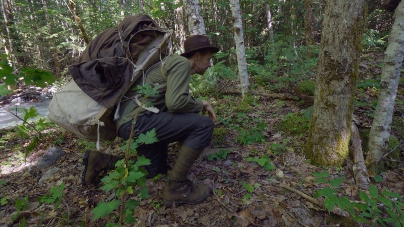 Arnprior’s Stuart Rickard exploring British Columbia's woods in Amazon Prime Documentary: "The Mystery Mountain Project." (Photo courtesy Greg Gransden)