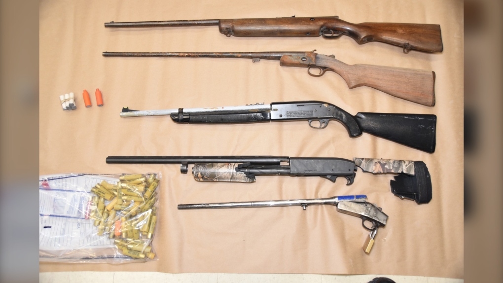 Weapons seized from home on Passmore Avenue