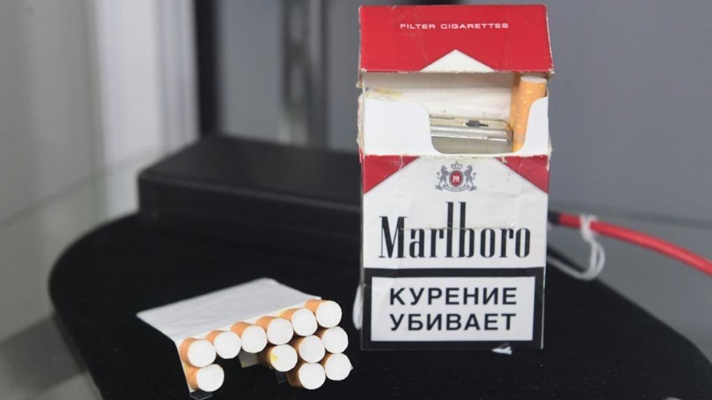 Russian spy cigarettes AFP