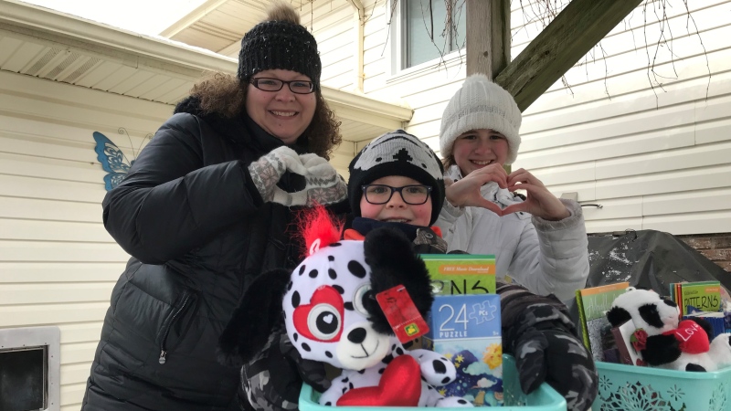 An Essex boy is raising money and collecting donations to help the elderly living in long-term care in Essex and Kingsville. (Michelle Maluske / CTV Windsor)
