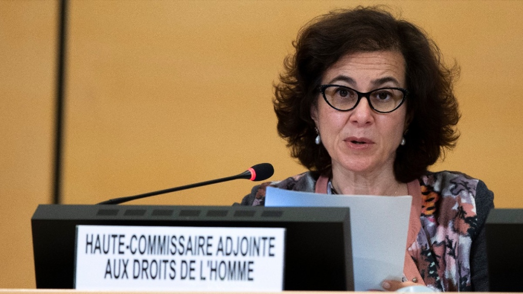 Nada Al-Nashif at the UN in Geneva