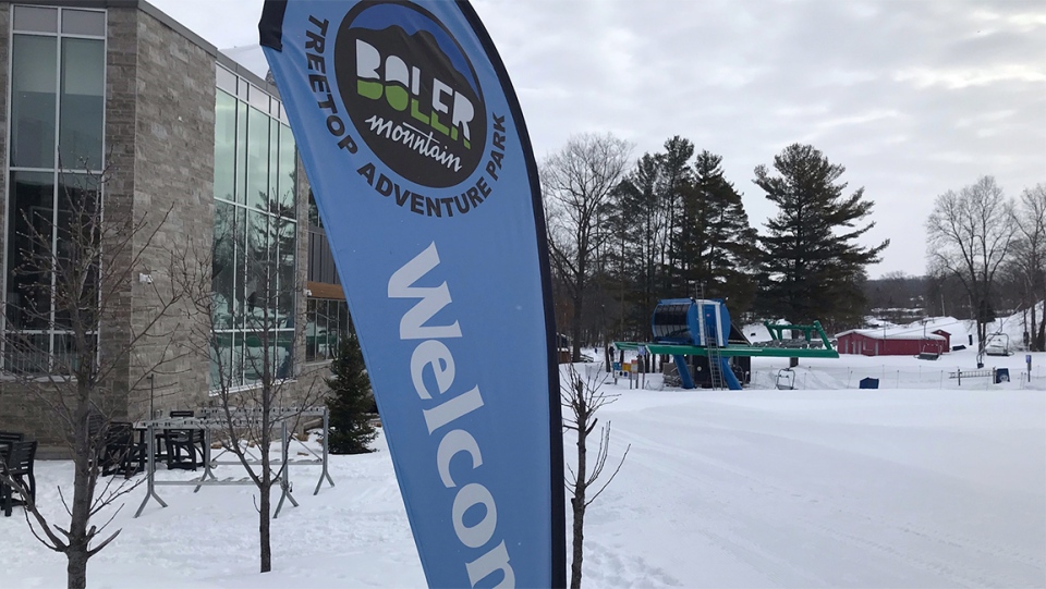 The welcome sign is out at London’s Boler Mountain