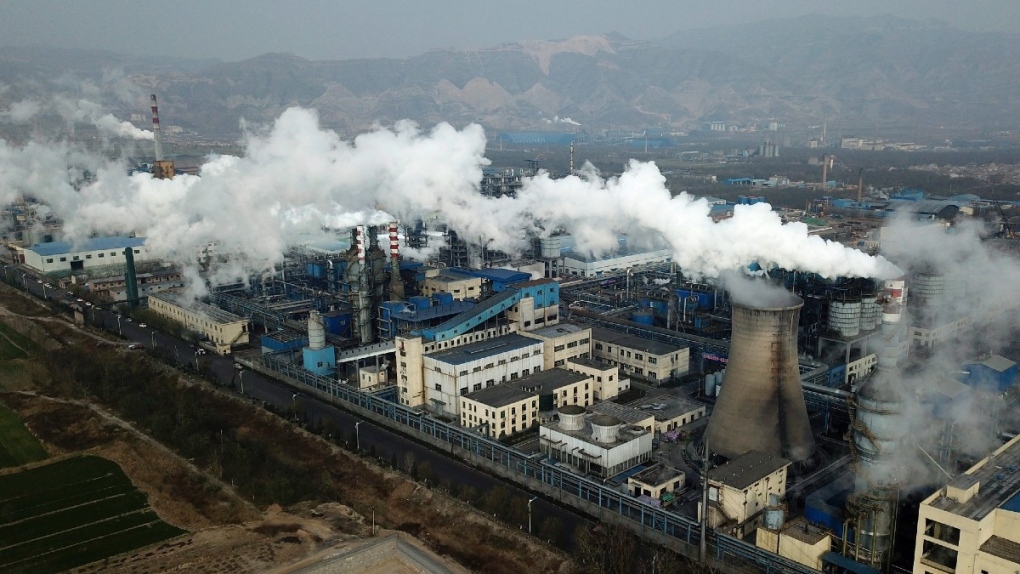 A coal processing plant in Hejin, China