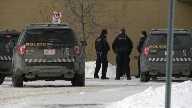 The Calgary Police Service was called for an alleged bomb threat at Ernest Manning High School. 