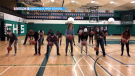 Espanola High School, Tracy Marks, told her music class they would be performing Tchaikovsky's 'The Nutcracker' by basketball and their viral performance was born.
