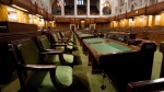 The House of Commons sits empty ahead the resumption of the session on Parliament Hill, in Ottawa on Friday, September 12, 2014. There have long been obstacles in the path of women seeking to succeed in politics, but female MPs are now also coming forward to share their own experiences with sexually inappropriate behaviour -- including on Parliament Hill. THE CANADIAN PRESS/Adrian Wyld