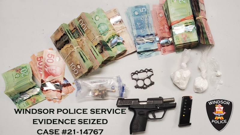 Evidence seized during Windsor Police Service drug trafficking investigation. (courtesy Windsor Police Service) 