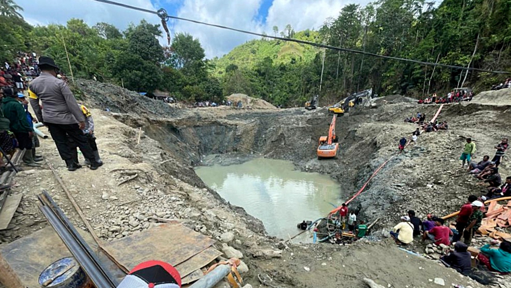 Indonesia collapsed mine