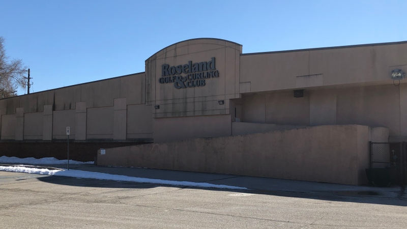 Roseland Golf and Curling Club in Windsor, Ont., on Thursday, Feb. 25, 2021. (Angelo Aversa / CTV Windsor)