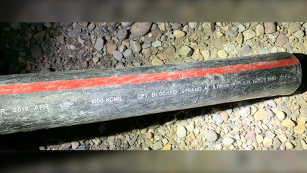 Lethbridge police high-voltage cable recovered
