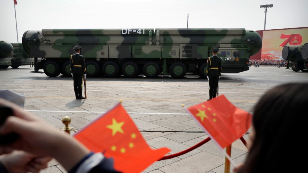 Chinese DF-41 ballistic missile