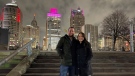 Brett Stowell, of Detroit, and his wife Alecia, of Windsor, Ont. (Courtesy Brett Stowell)