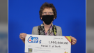 Marian Dowdell of Perth won the guaranteed $1 million prize in the Feb. 6 Lotto Max draw. (Photo courtesy: OLG)