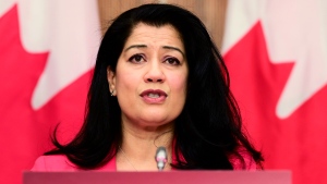 Dr. Supriya Sharma, chief medical adviser at Health Canada, holds a technical briefing in Ottawa on Friday, March 5, 2021, on the authorization of the COVID-19 vaccines in Canada. THE CANADIAN PRESS/Sean Kilpatrick